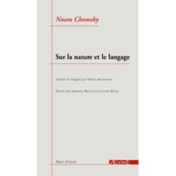Sur la nature et le langage - Noam Chomsky